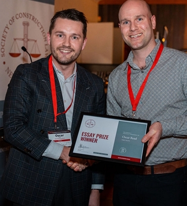 2025 SCL Essay first prize winner Oscar Read